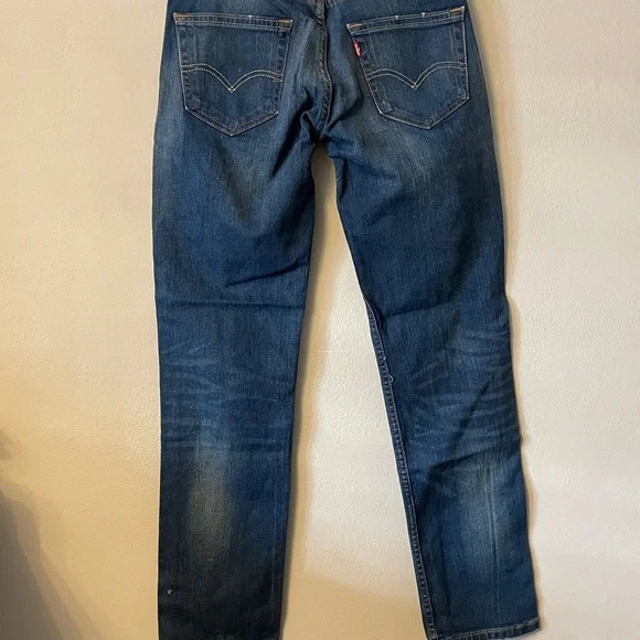 Levi’s 511 Slim Fit Jeans Men’s 28x30 Dark Wash Stretch - Gorgeous! NWOT 🔥 🔥 - Picture 5 of 6